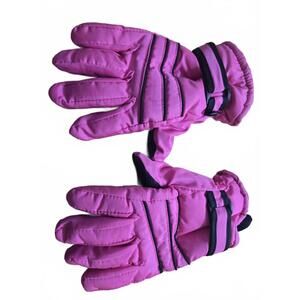 Pink Insulated Winter Sports Gloves